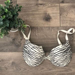 CALVIN KLEIN 34C ZEBRA PUSH-UP